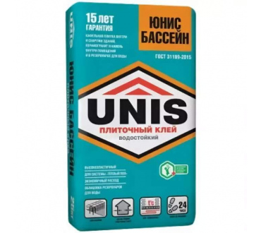 Клей для плитки UNIS Бассейн