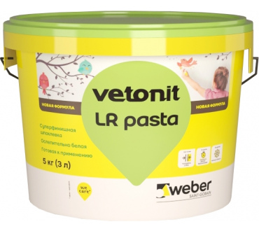 Шпатлевка Vetonit LR Pasta 5кг