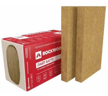 Утеплитель Роквул (Rockwool), Лайт Баттс Скандик 100мм 2,88м2