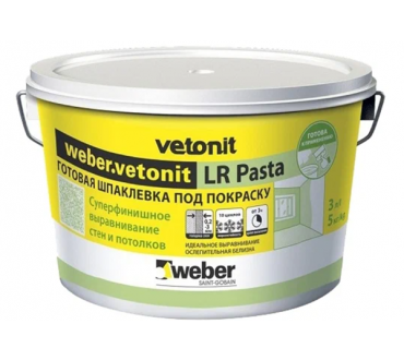 Шпатлевка Vetonit LR Pasta 5кг