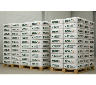 Штукатурка гипсовая AKSOLIT М35 30 кг машинного нанесения