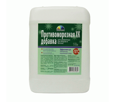 Антиморозная добавка РАДУГА 10 л (Хлорид кальция до -10С)