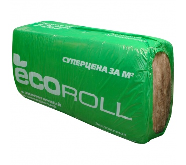 ТеплоКНАУФ Экоролл ЭКСТРА (Плита) 037 (1230х610х100мм) 6м2/0,6 м3/16 кг/м3