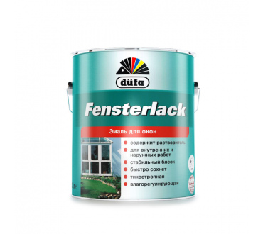 Эмаль Dufa FENSTERLACK для окон 2,5 л