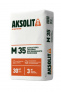 Штукатурка гипсовая AKSOLIT М35 30 кг машинного нанесения