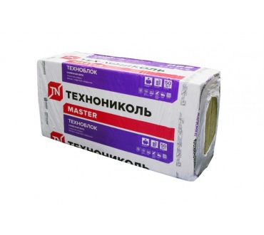 Утеплитель ТехноБлок 1200х600х100 мм 2,88 м2/0,288 м3/45 кг/м3